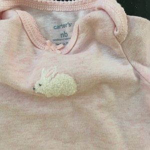 Carter’s sleeper nightgown pink newborn
